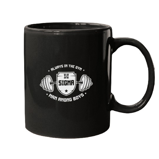 Sigma Male Grindset Weightlifting Fitness Always In The Gym Mugs