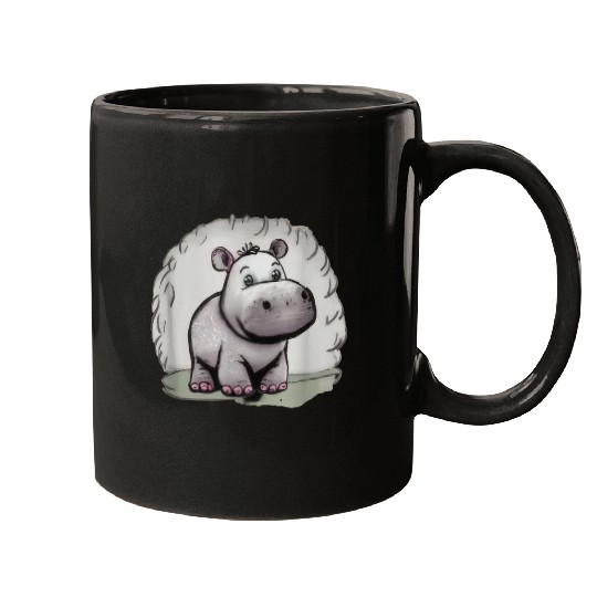 Cute hippo Mugs