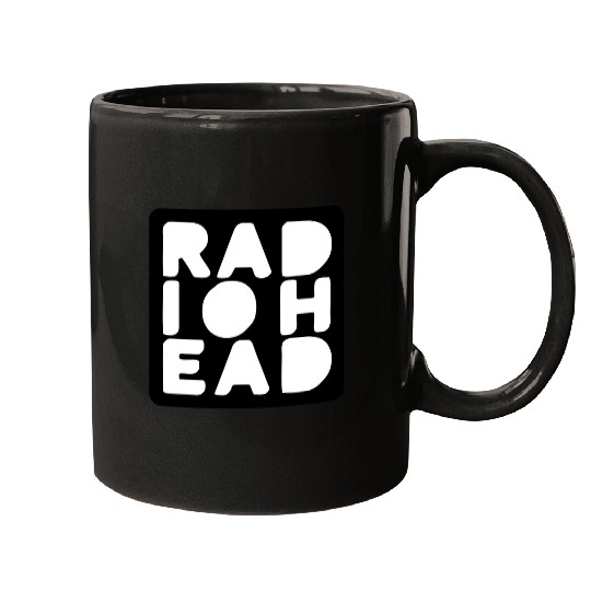 Radiohead Solid Black Mugs