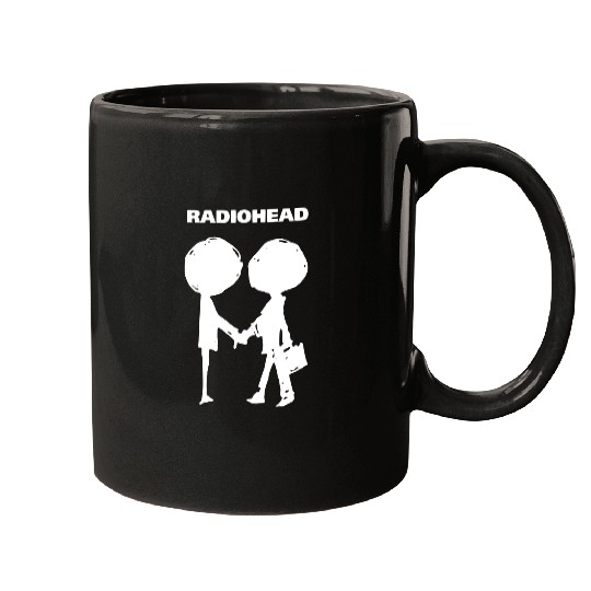 Shake hands With White Radiohead Mugs