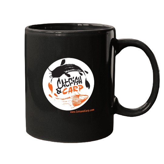 Catfish and Carp Circle Logo Mugs