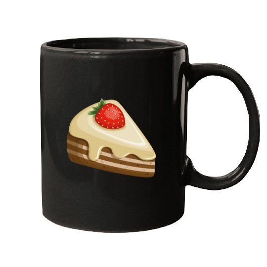 Strawberry cake Mugs