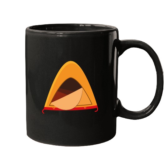 camping tent Mugs