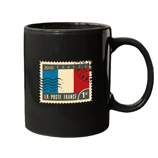 france post stamp Mugs