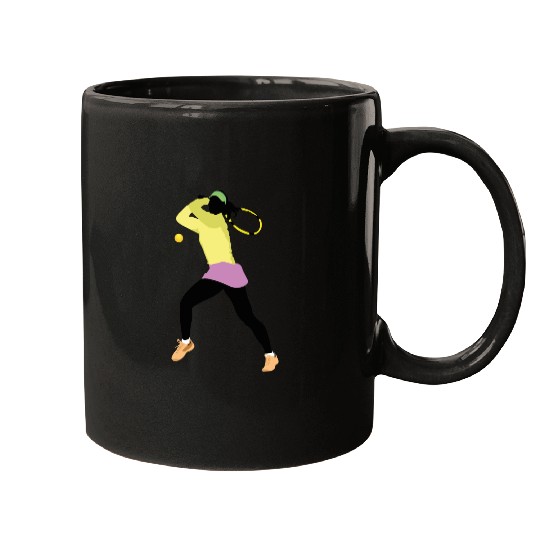 tennis player Mugs
