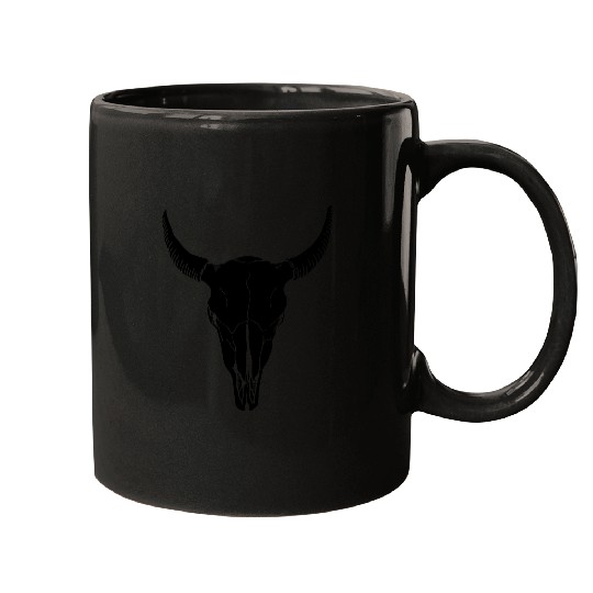 buffalo skull Mugs