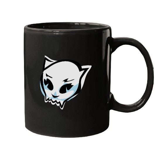 cat skull Mugs