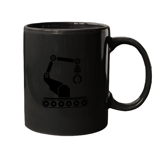 robot arm Mugs