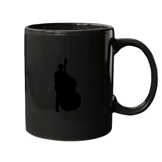 Double Bass Player Mugs
