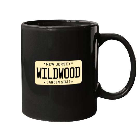 Wildwood New Jersey License Plate Mugs
