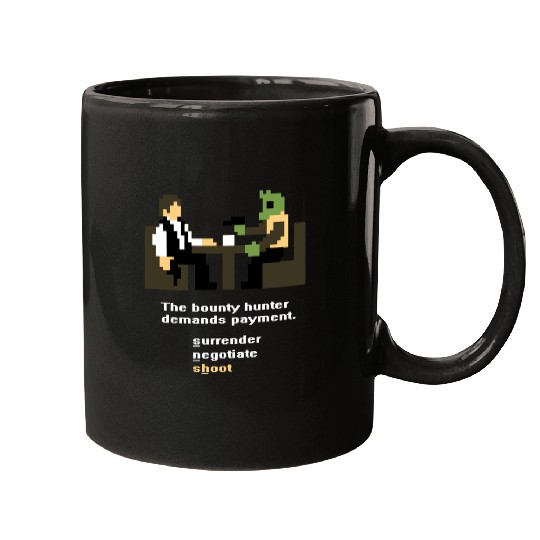 Han and Greedo 8-Bit Mugs