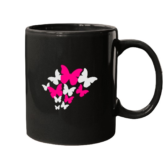 Butterflies Swarm Mugs
