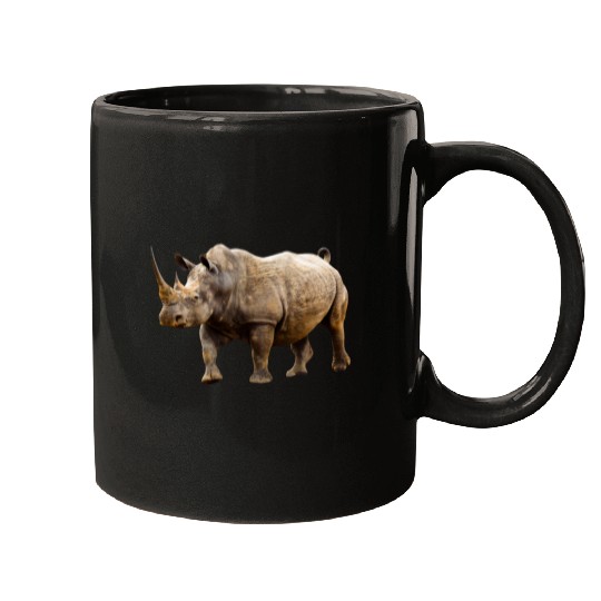 rhinoceros hippo nashorn1 Mugs