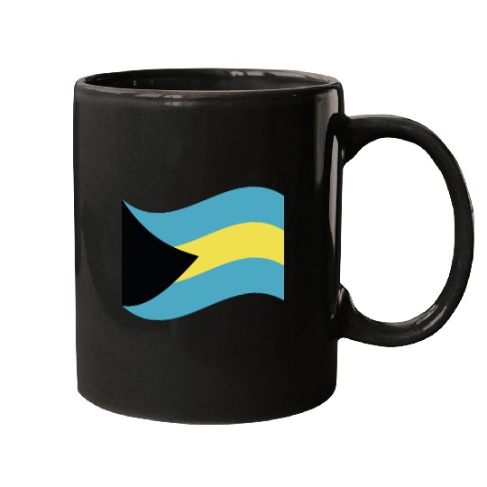 flag bahamas Mugs