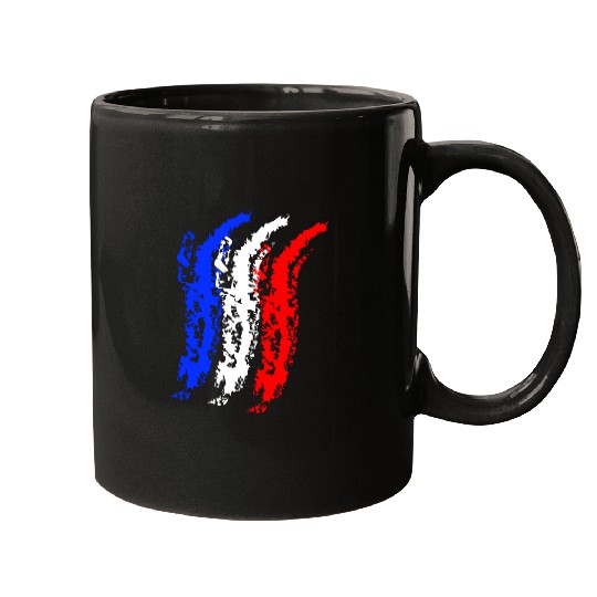 vintage flag of France Mugs