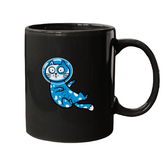 Space cat Mugs