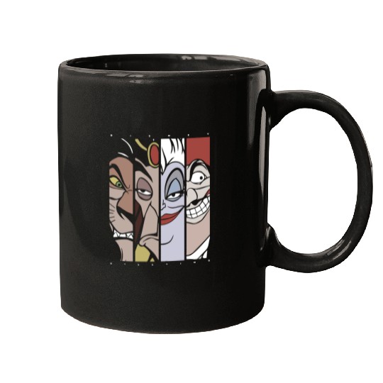 Disney Villains Lion King Hook Little Mermaid Alad Mugs