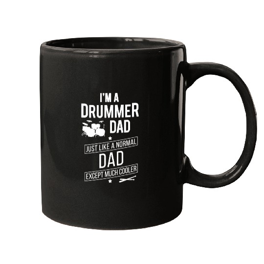 Drummer Dad Mugs
