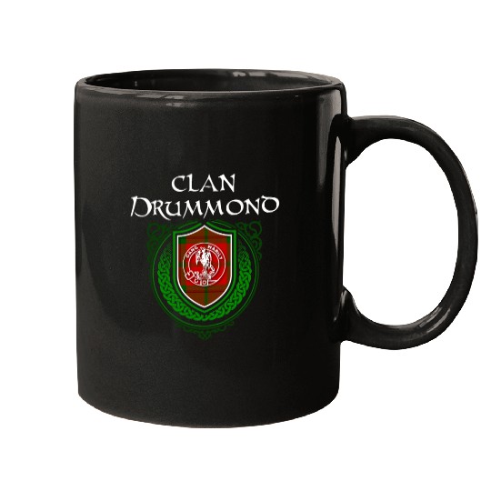 Drummond Surname Scottish Clan Tartan Crest Badge Mugs