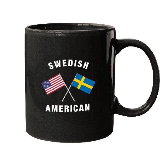 Swedish American Flag Mugs