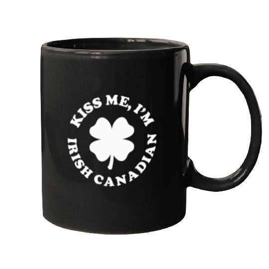 Kiss Me Im Irish Canadian Mugs
