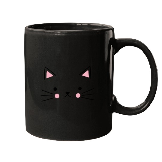 Cat Face Meow Mugs