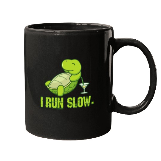 I'm slowly running turtle gift Mugs