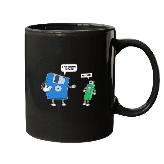Computer Engineering Father & Son Floppy Disk Gift Mugs