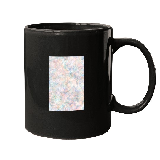 Multicolor Pastel Rainbow Marble Pattern Mugs