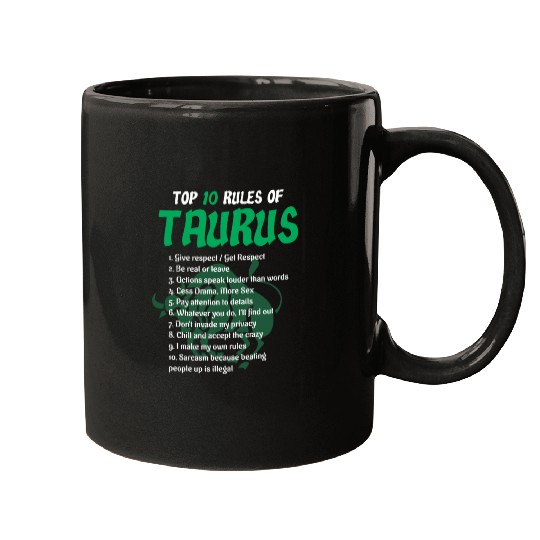 Top 10 Rules Of Taurus Zodiac Birthday Gift Mugs