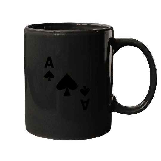 Card game Ace of spades Mugs