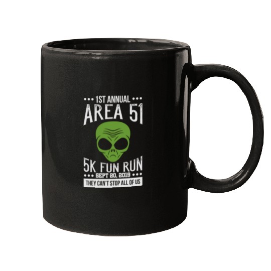 Area 51 Alien Fun run Mugs