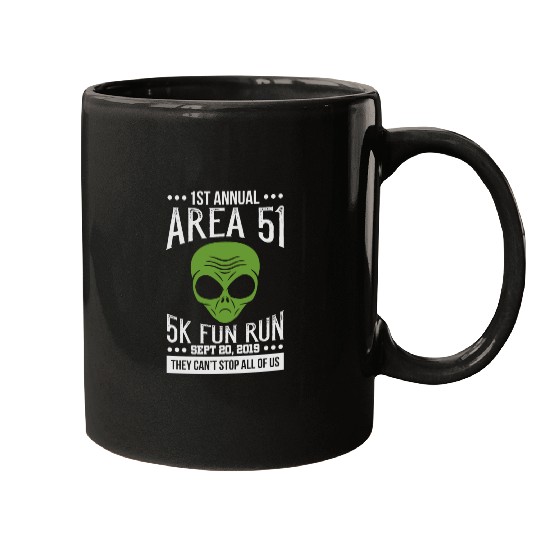 Area 51 Alien Fun run Mugs