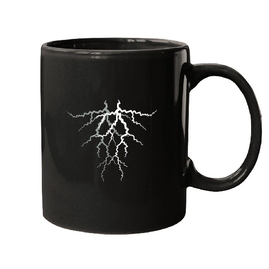 pattern lightning thunder weather storm storm elec Mugs