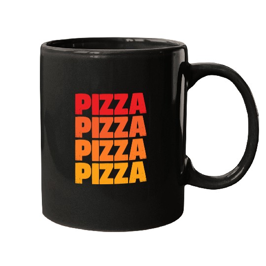Pizza Pizza Pizza Pizza Mugs