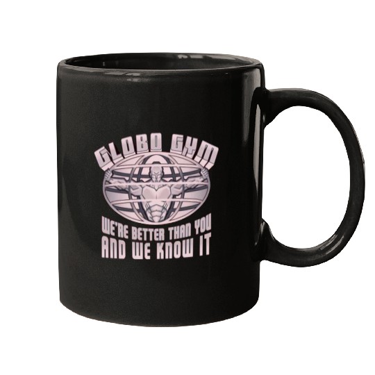 globo gym costume Mugs