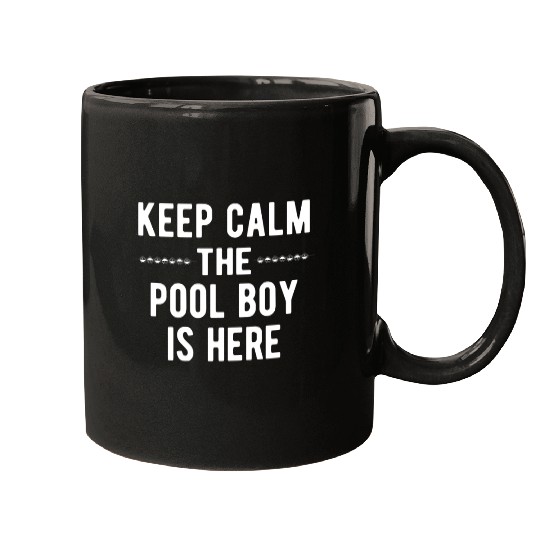 Pool Boy: Keep Calm Mugs