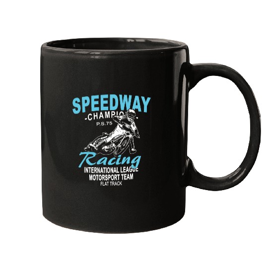 Motorcycle Speedway Racing Mugs