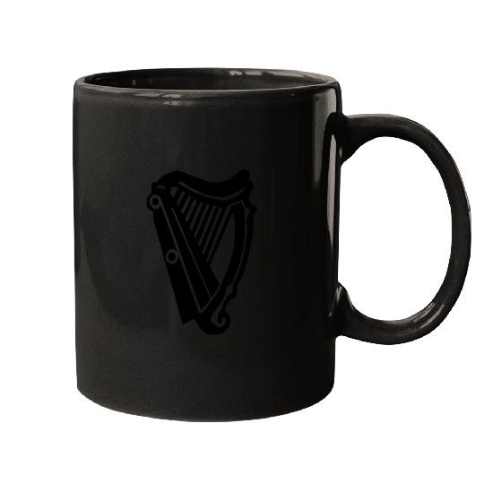 Celtic Harp 1c Mugs