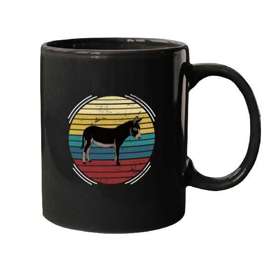 Retro donkey Mugs