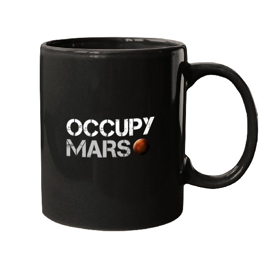 Occupy Mars Space Mugs
