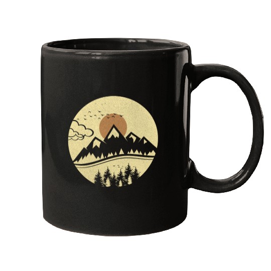 Tri blend Nature Print Mugs