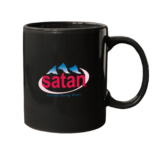 Satan Natural Spring Water Mugs