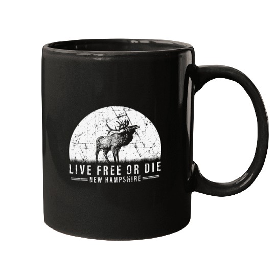 Live Free or Die New Hampshire Hiking Mugs