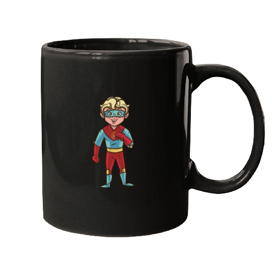 superhero boy Mugs