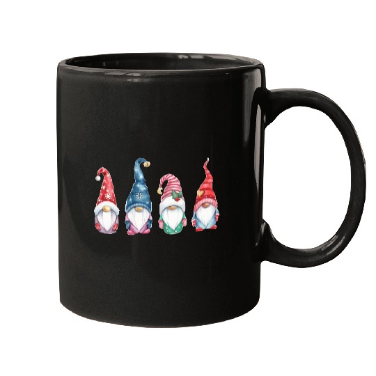 Merry Christmas Gnomes Mugs