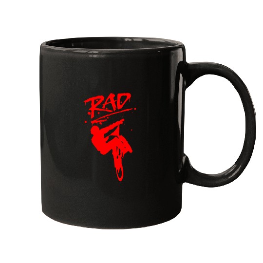 RAD BMX Bike Grafitti 80s Movie Radical Mugs
