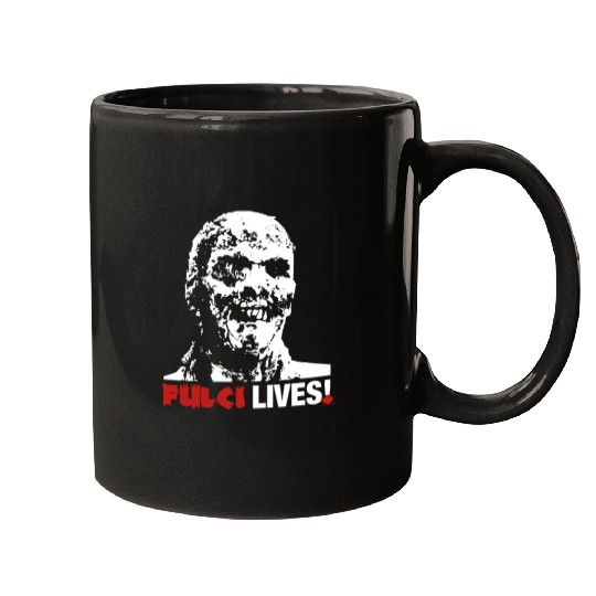Fulci Lives Zombie Italian Horror Movie Fan Mugs