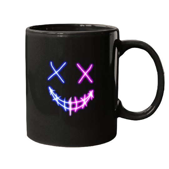 Lighting face Mugs