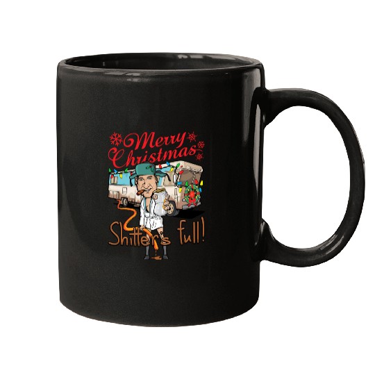 Merry Christmas Cousin Eddie Shitter'S Full Mugs
